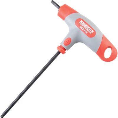 Image of Kennedy T handled Hexagon Key Ball Driver 4mm x 160mm