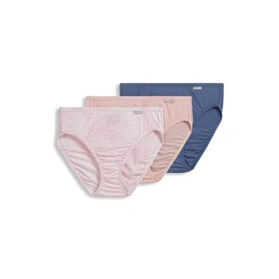 Image of Jockey Women&#039;s Underwear Supersoft French Cut 3 Pack, Tempest Leopard/Coral Mist/Dusk Blue, 10 Plus