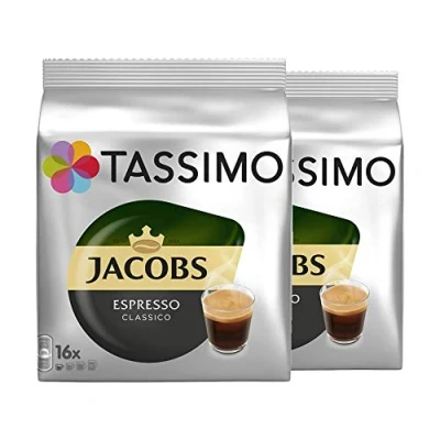 Image of TASSIMO JACOBS &quot;ESPRESSO&quot; x 1 Pack (16 Pods)