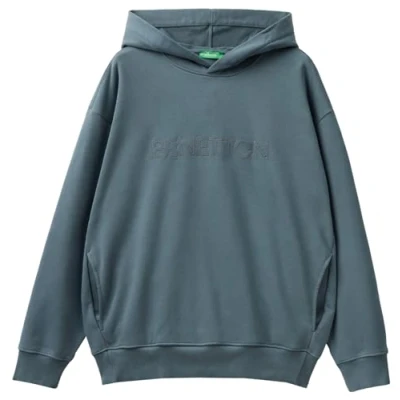 Image of Undercolors of Benetton Men&#039;s Shirt C/CAPP. m/l 3xbzu201f Hooded Sweatshirt, Dark Grey 1e4, L