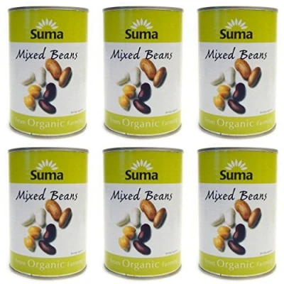 Image of (6 PACK) Suma Organic Mixed Beans 400g 6 PACK BUNDLE
