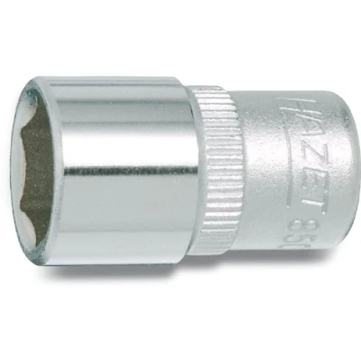 Image of HAZET 850 5.5 25 mm 6 Point Hexagon Traction Profile Socket Chrome Plated/Polished