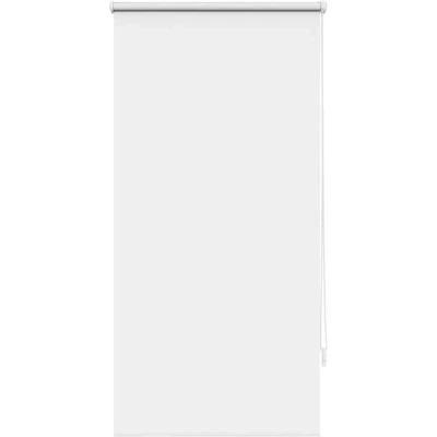 Image of vidaXL White Roller Blind Blackout 60 x 120 cm Thermal Silver Coated Layer Light Reducing Energy Efficient Easy Install Adjustable Chain Position