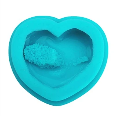 Image of GUMEI Natural Druzy Heart Star Moon Mold Rock Geode Stone Cluster Crystal Resin Mould