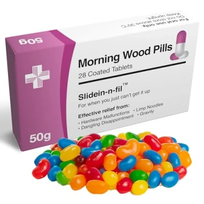 Image of Funny Prank Pill Box with Sweets Gag Gifts for Men Valentines Him Xmas Secret Santa Christmas Stocking Filler Boyfriend Novelty Joke Birthday Dad
