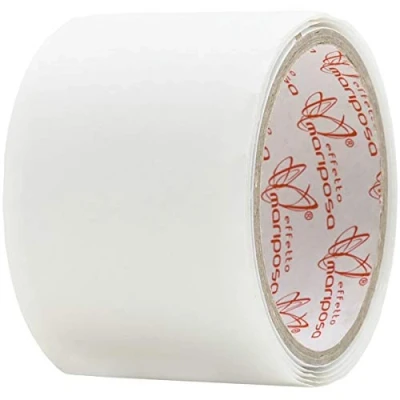 Image of Effetto Mariposa Unisex Adult Adhesive Protective Shelter Roll Road (54 mm x 1 m 0.6 mm) Transparent