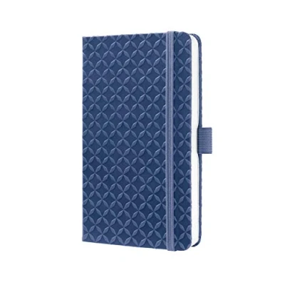 Image of SIGEL JN100 Notebook Jolie, approx. A6, lined, hardcover, design indigo Blue