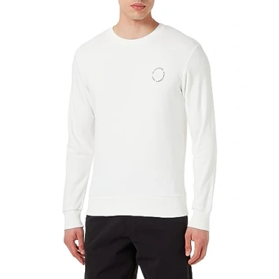 Image of JACK &amp; JONES Men&#039;s Jjthiba Sweat Crew Neck Sweater, Cloud Dancer, L