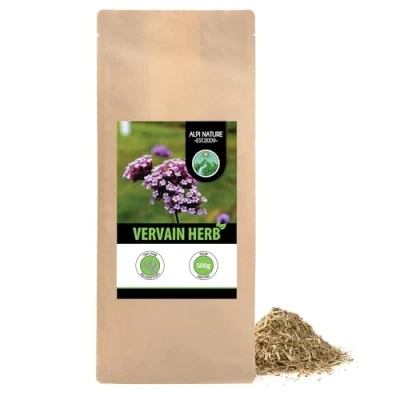 Image of Verbena (500g, 1.1 lb), Vervain herbal tea, officinalis Cut, Gently Dried, 100% Pure and Natural for The Preparation of Tea