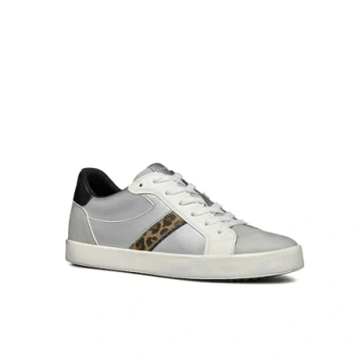 Image of Geox Women&#039;s D Blomiee C Sneaker, Silver, 4 UK