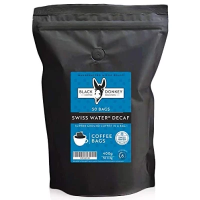Image of Black Donkey Coffee Roasters 50 Bags Swiss Water Decaf