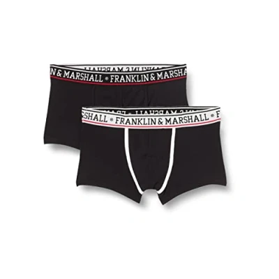 Image of FRANKLIN &amp; MARSHALL Boxershorts I101293 White/Black/Gold XXL