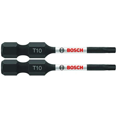 Image of BOSCH ITT10202 2 Pack in. Torx #10 Impact Tough Screwdriving Power Bits