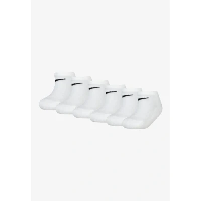 Image of Nike Sportswear Basic NO SHOW 6 PACK Socks for kids, Size: 6.5 9.5, White