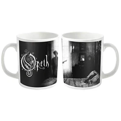 Image of Opeth Mug Deliverance Band Logo Official White Boxed One Size