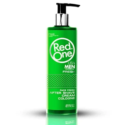 Image of RedOne Aftershave Cream Cologne 400 ml Balm Lotion Men Moisturising Face Fresh (Fresh)