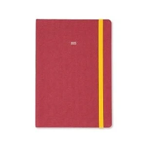 Image of Letts of London Raw A5 week to view 2025 diary berry