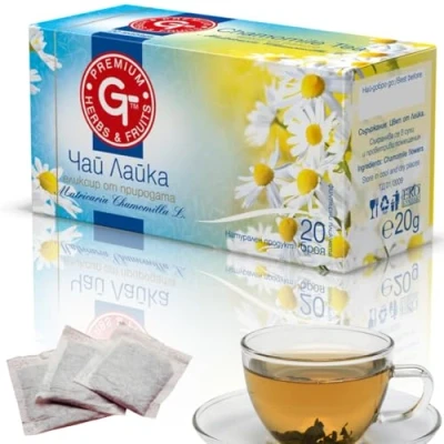 Image of Premium GT Herbs &amp; Fruits Herbal Tea 20 Bags 1.5g (Chamomile)
