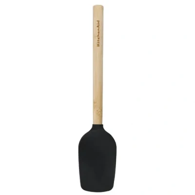 Image of KitchenAid Bamboo Spoon Spatula with Silicone Head