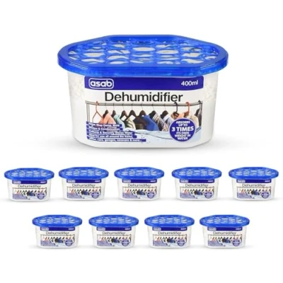 Image of ASAB Home Wardrobe Dehumidifier Damp Trap Portable Bedroom Moisture Absorber Anti Mould Air Cleaner (10)
