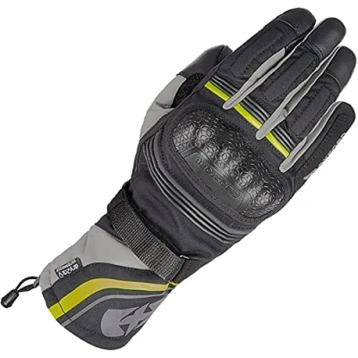 Image of Oxford GM201105M Montreal 4.0 Dry2Dry Motorcycle Gloves M Black Grey Fluo