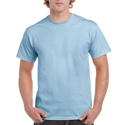 Image of Gildan Men&#039;s G2000 Ultra Cotton Adult T Shirt, Light Blue, Medium