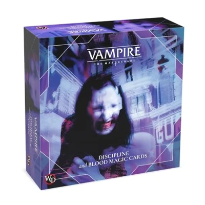 Image of Renegade Game Studio: Vampire: The Masquerade Discipline Deck Accessory 5th Edition Roleplaying Game, 219 Tarot Sized Cards, RPG, Ages 18+