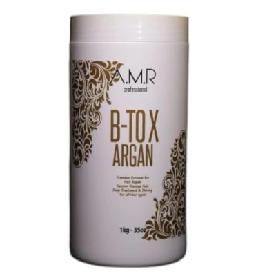 Image of BTOX ARGAN AMR PROFESSIONAL INTENSE REPAIR CARE FORMOL FREE For Very Damaged Hair (1 kg)