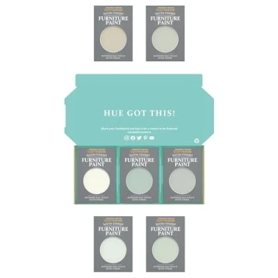 Image of Rust Oleum Furniture Paint in Satin Finish Fresh Greens Tester Box