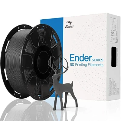 Image of Creality Official Ender 3D Printer Filament 1.75mm PLA Filament, 1KG (2.2 LBS) Spool Printing Materials for Printers Black