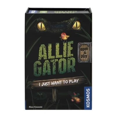Image of Thames &amp; Kosmos Allie Gator: Open Play, Fun Card Game, Family Games For Game Night, Board Adults and Kids, 2 to 5 Players, Age 8+