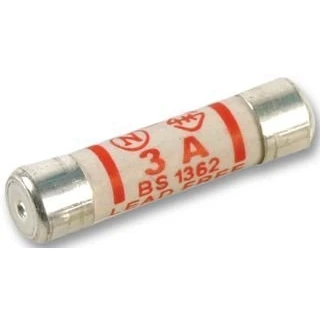 Image of electrosmart 3A 3 Amp BS1362 Mains Plug Fuse Pack of 10