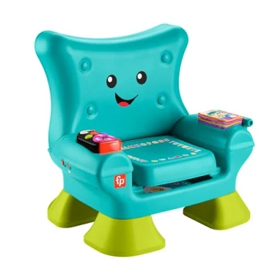 Image of Fisher Price Laugh &amp; Learn Smart Stages Chair, Version: English + French German, toy for babies and kids 6 36 months old, HYR97