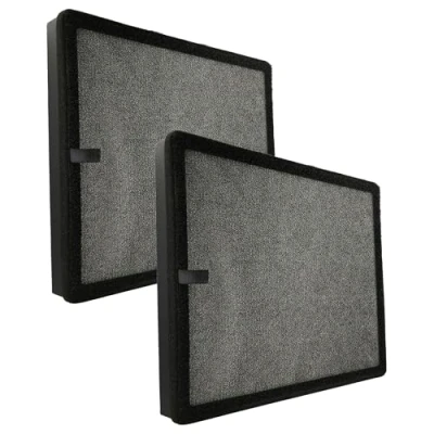 Image of vhbw 2 x Air Filters Compatible with Medion MD 10444, 10378 Combination Filter Pre + HEPA Activated Carbon