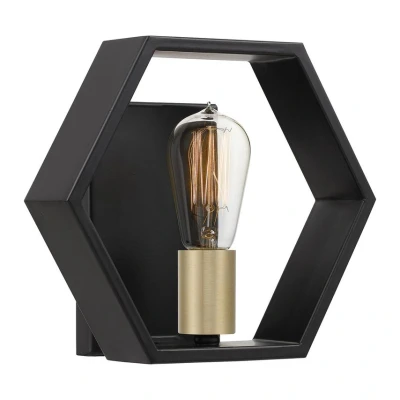 Image of Quoizel Bismarck Wall Lamp Earth Black