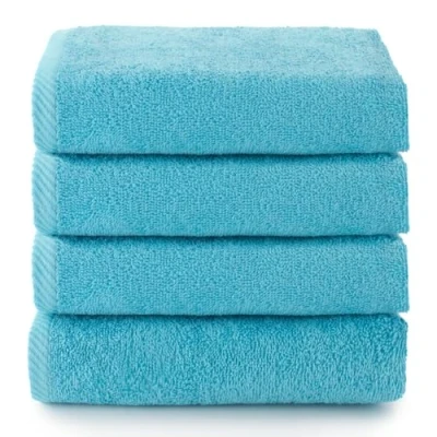 Image of Top Towel Plus Bath Towels 4 Face or Bidet 30x50cm 100% Cotton Aguamar