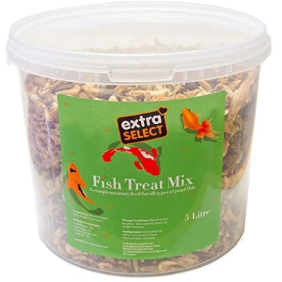 Image of Extra Select Koi Mix Fish Feed &amp; Treat Tub 5 Litre