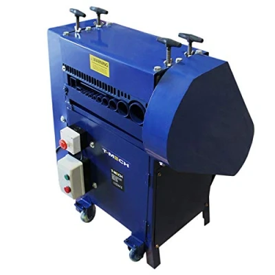 Image of Wire Stripping Machine Electric Cable 1.5 55mm 380W Portable Automatic Stripper Multi Holes Scrap Copper Recycling 30M/min T MECH