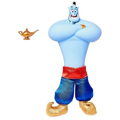 Image of Disney Official Store Aladdin Genie 29cm Classic Doll &amp; Lamp Boxed Playset