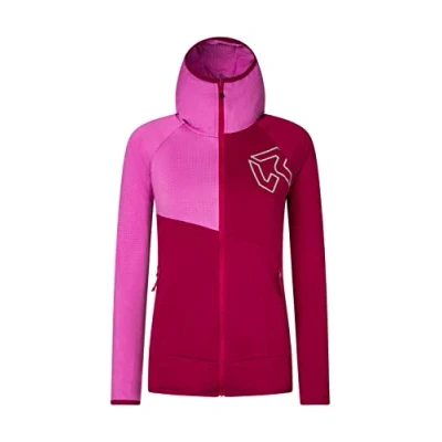 Image of Rock Experience REWC02131 ZEBRA HOODIE Sweatshirt Women&#039;s 2000 CHERRIES JUBILEE+0834 SUPER PINK S