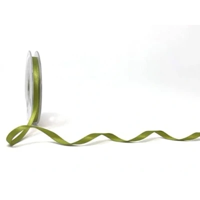Image of Berisfords Double FACE Poly Satin Ribbon, Moss, 10.5x10.5x1.4 cm
