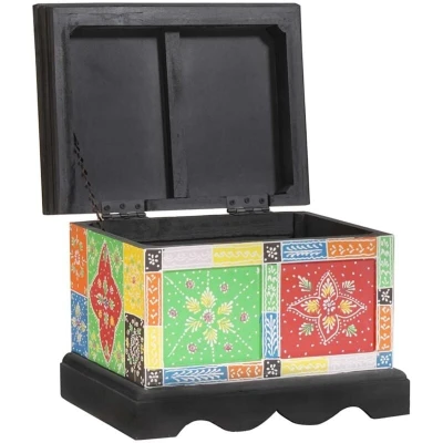 Image of vidaXL Storage Box 40x30x30 cm Solid Wood Mango