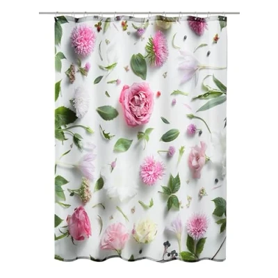 Image of Kleine Wolke Flowers Shower Curtain, Polyester,