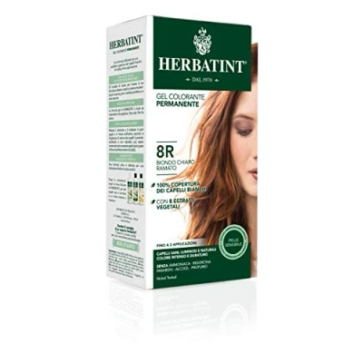 Image of Herbatint Permanent Dye Care Of 8 Plant Extracts 150ml 8R Light Blond Copper