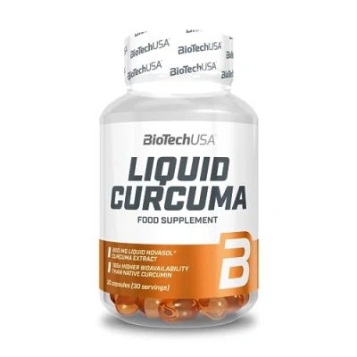 Image of BioTechUSA Liquid Curcuma High Bioavailability Curcumin Extract with Vitamin D 30 Day Supply