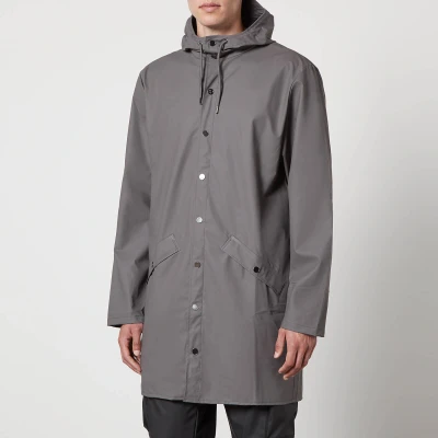 Image of Rains LONG Jacket Unisex Waterproof jacket, Size: Large, Grey