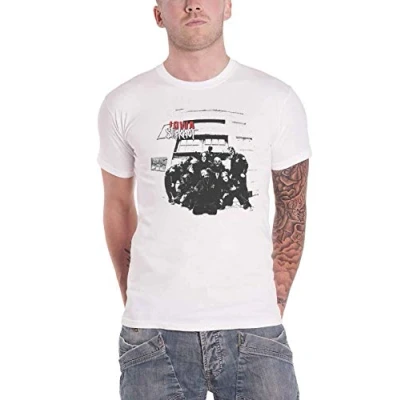 Image of Slipknot Men&#039;s Iowa Tracklist T Shirt White