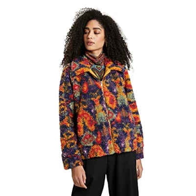 Image of Desigual Women&#039;s Chaq_Colette Jacket, Multi Coloured, S