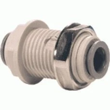 Image of John Guest Push Fit Bulkhead Connector 1/2 inch