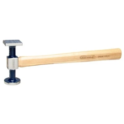 Image of KS Tools 140.2139 Panel beaters serrated hammer fine, round/square, 325mm